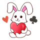 バレンタインうさぎver